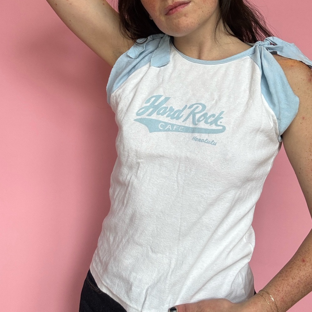Y2K HARD ROCK CAFE HONOLULU RAGLAN TANK TOP